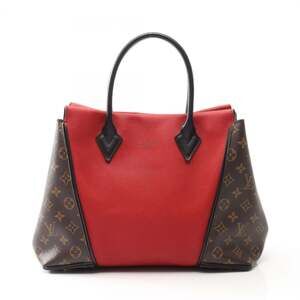 LOUIS VUITTON Authentic Black Monogram Leather Tote Bag
